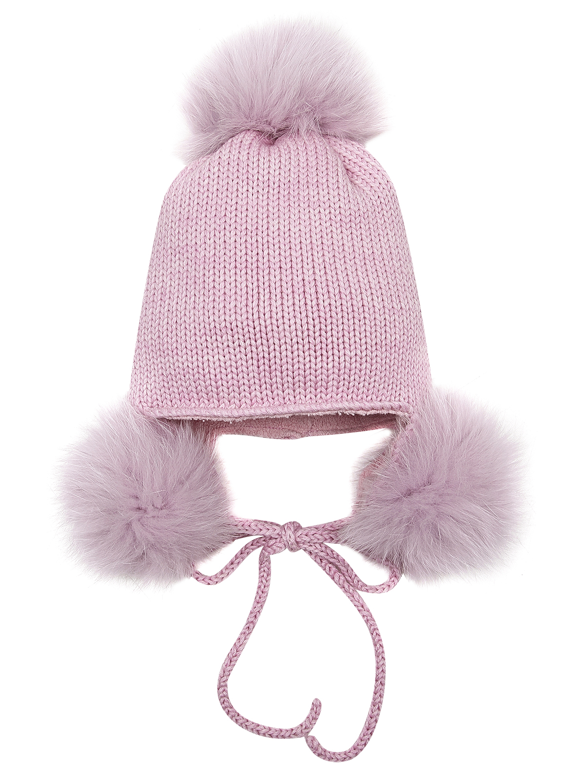 шерстяные шапка regina малыши, розовая