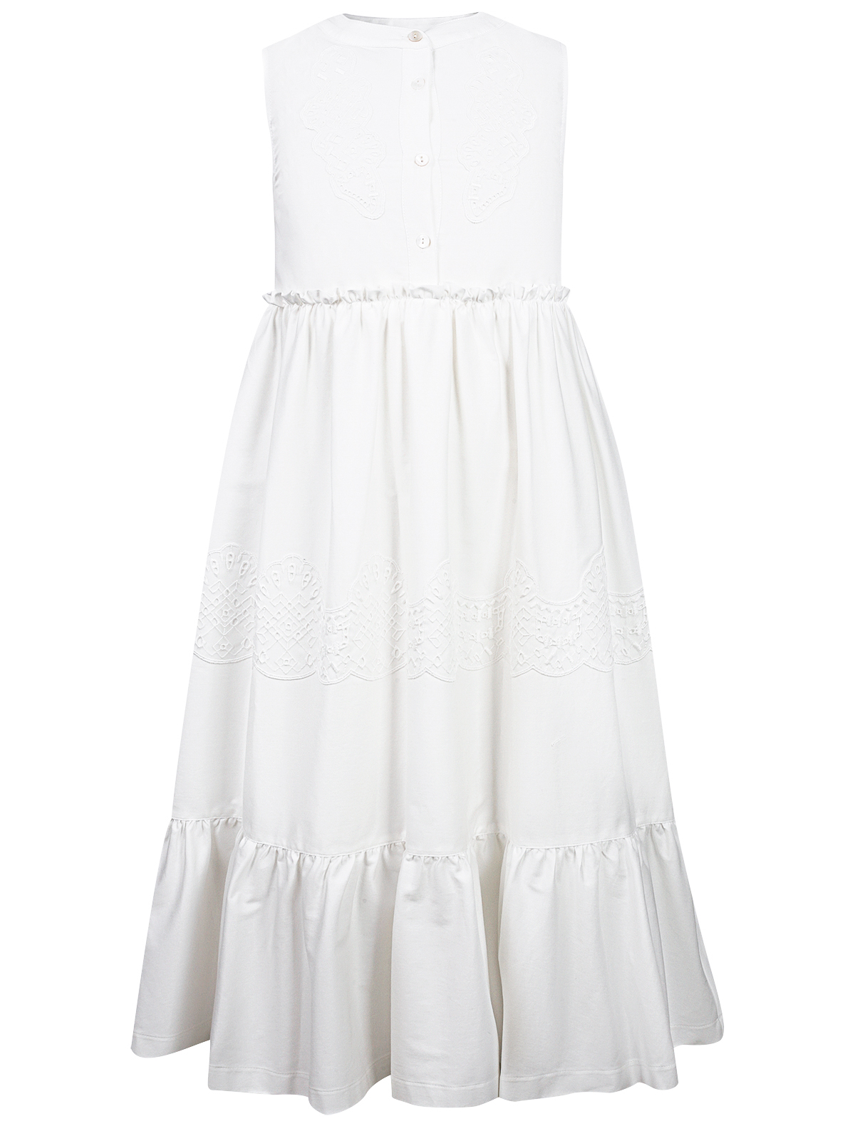 платье ermanno scervino для девочки, белое