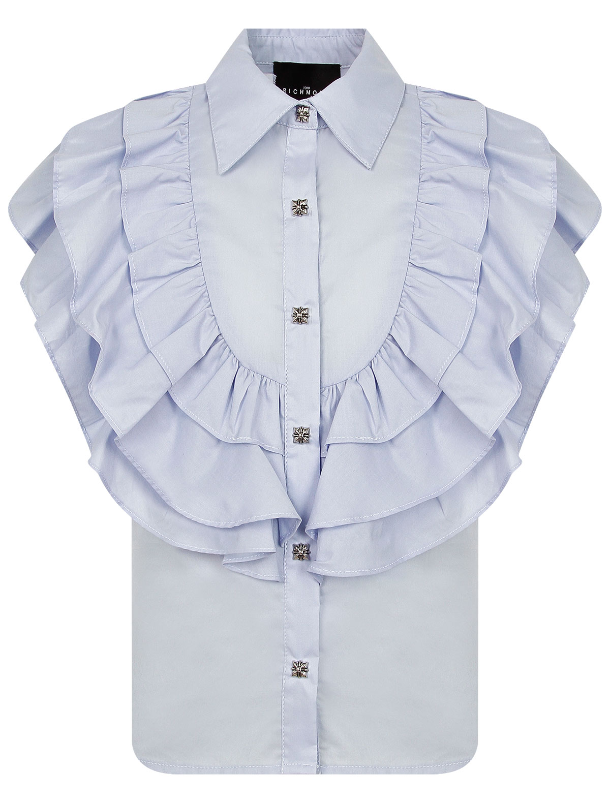 блузка john richmond для девочки, голубая