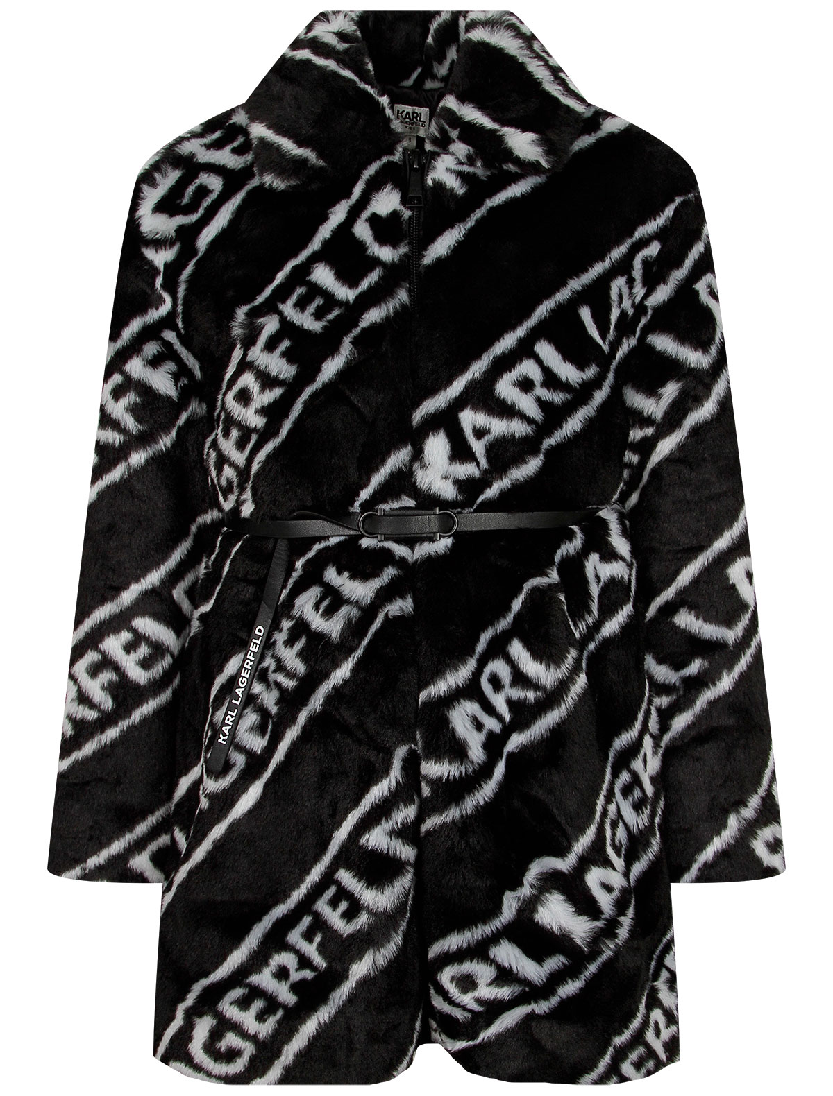 пальто karl lagerfeld для девочки, черное