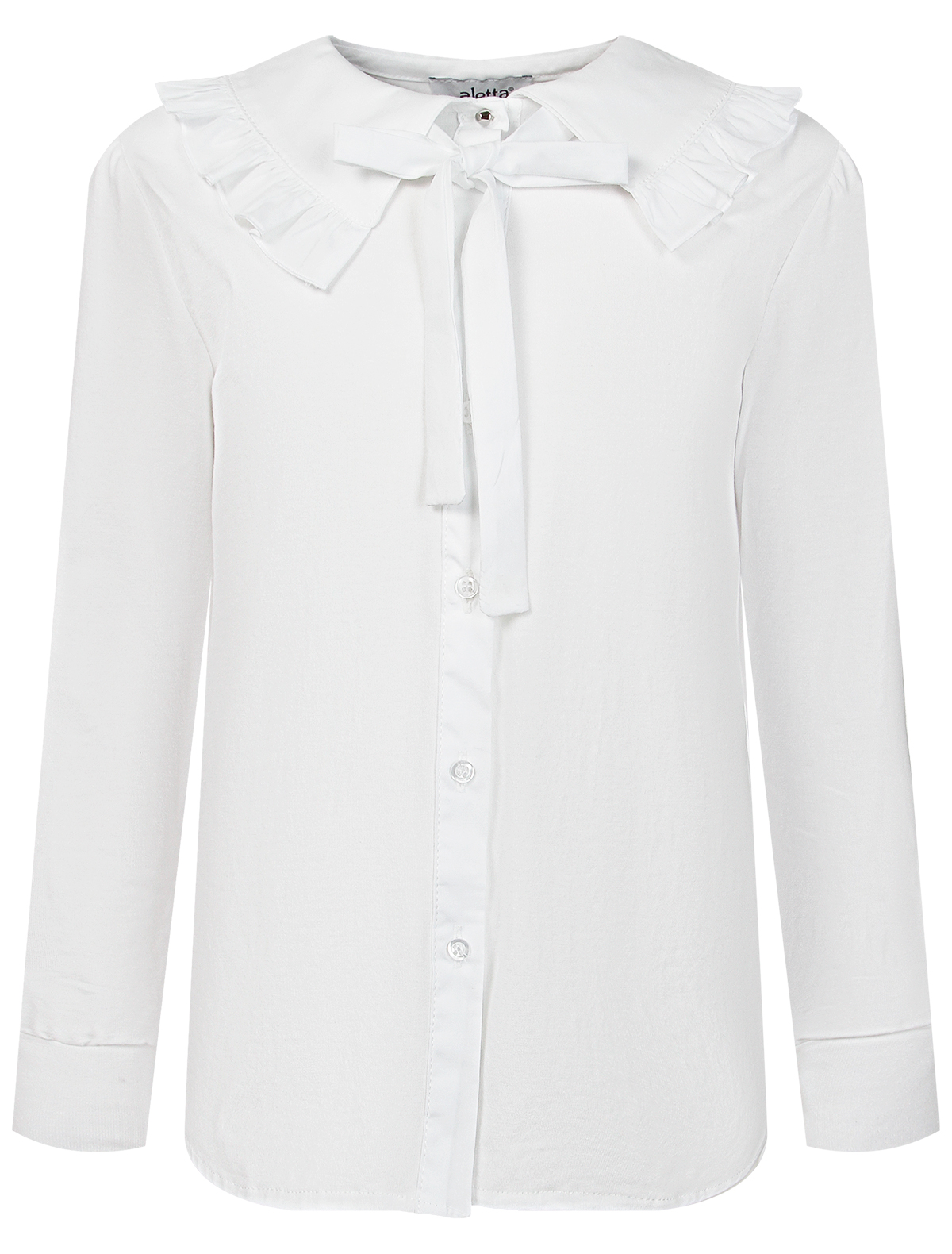 блузка aletta для девочки, белая