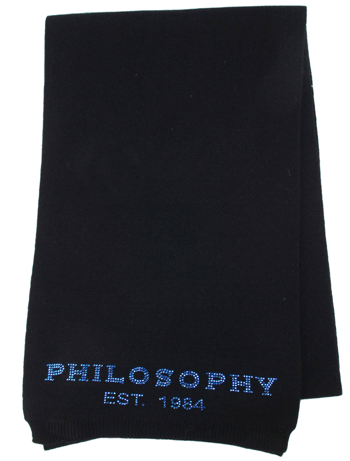 шерстяные шарф philosophy для девочки, черный