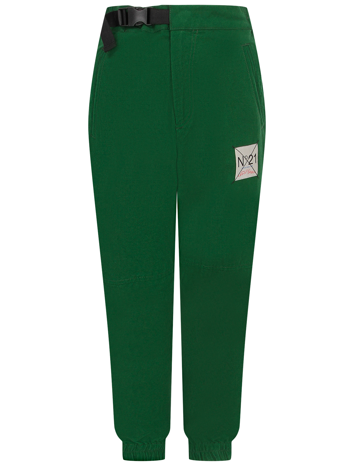 брюки n21 для мальчика, зеленые