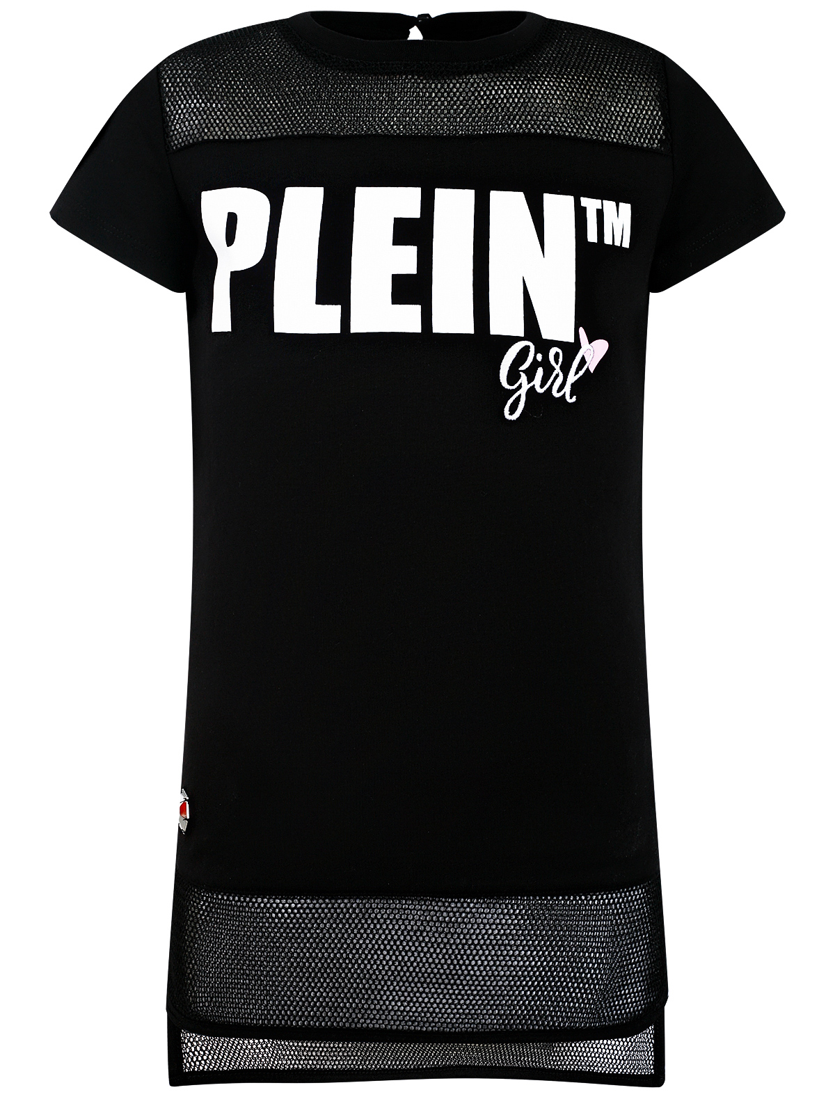 футболка philipp plein для девочки, черная