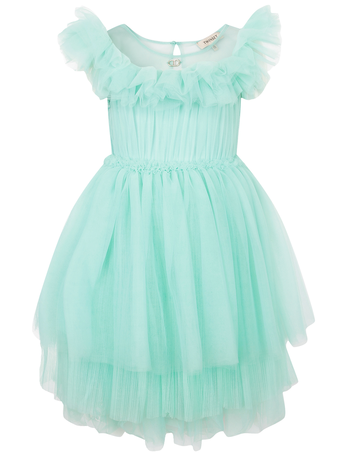 платье twinset для девочки, зеленое