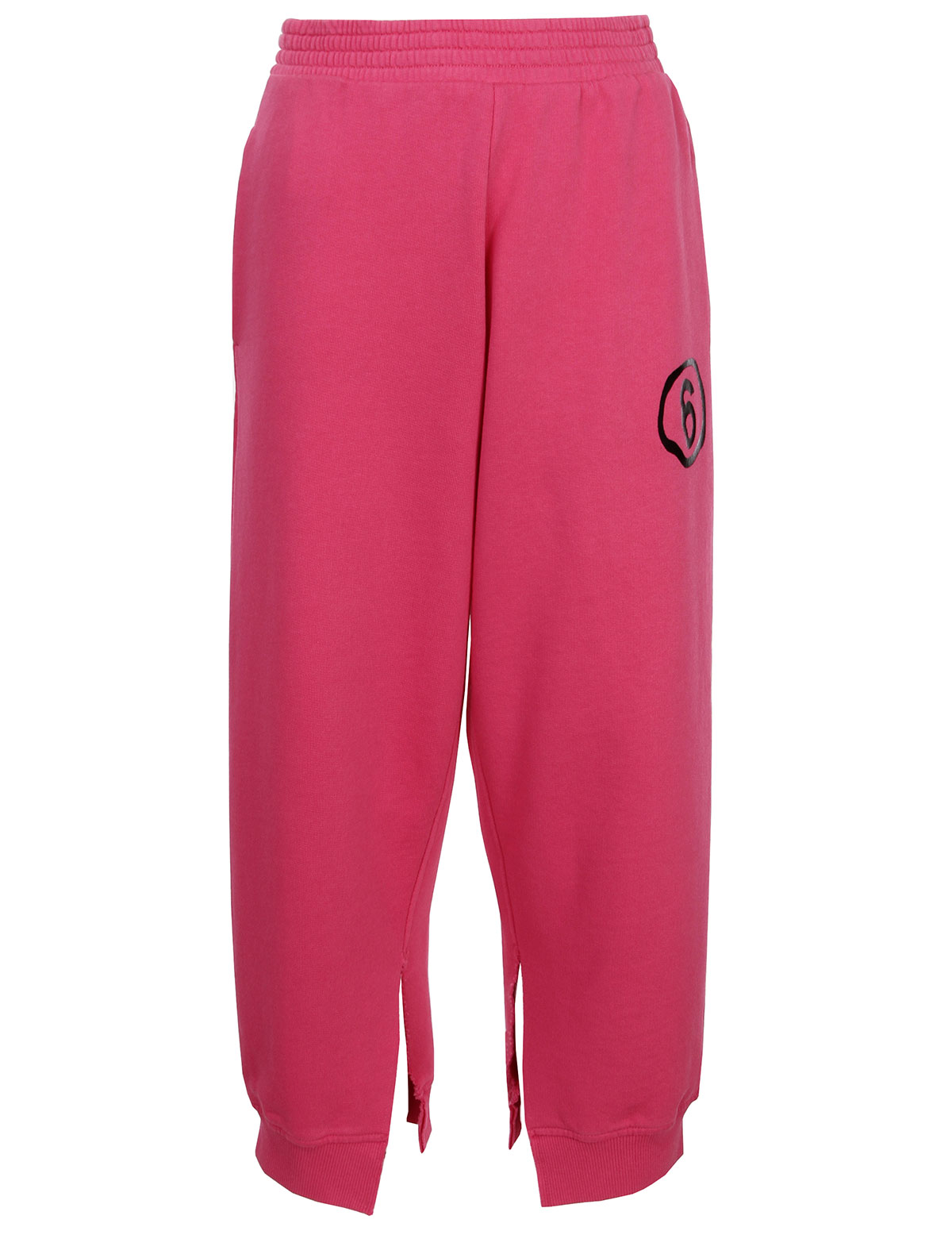 спортивные брюки mm6 maison margiela для девочки, розовые
