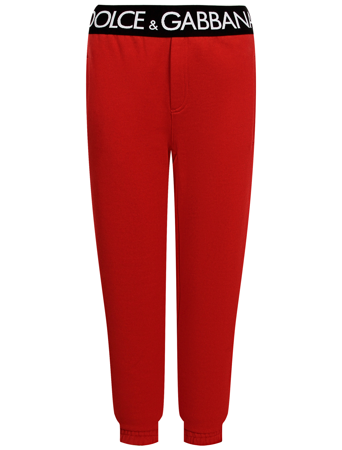 спортивные брюки dolce & gabbana для девочки, красные