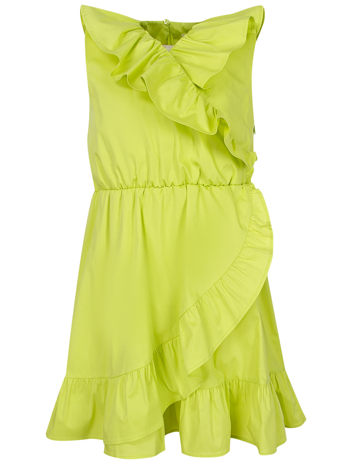 платье vicolo для девочки, зеленое