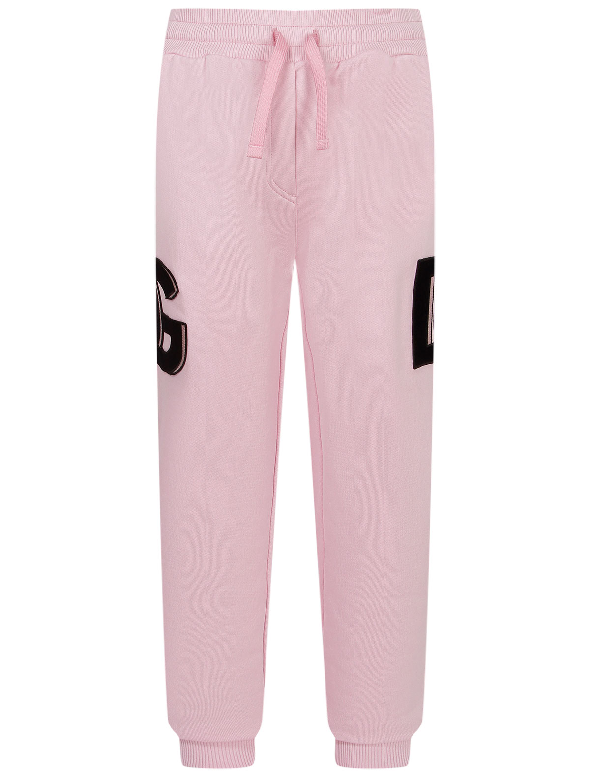 спортивные брюки dolce & gabbana для девочки, розовые