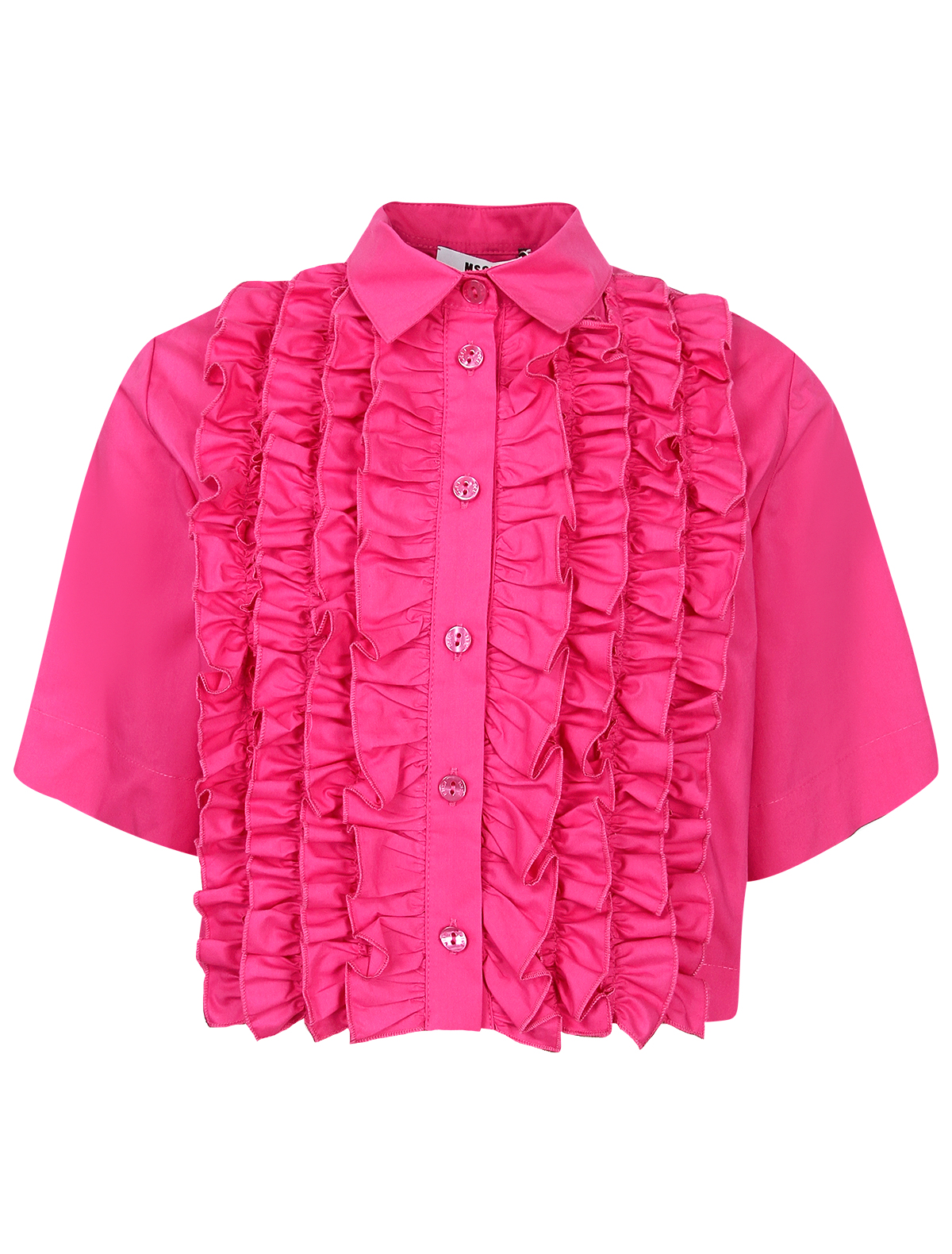 блузка msgm для девочки, розовая
