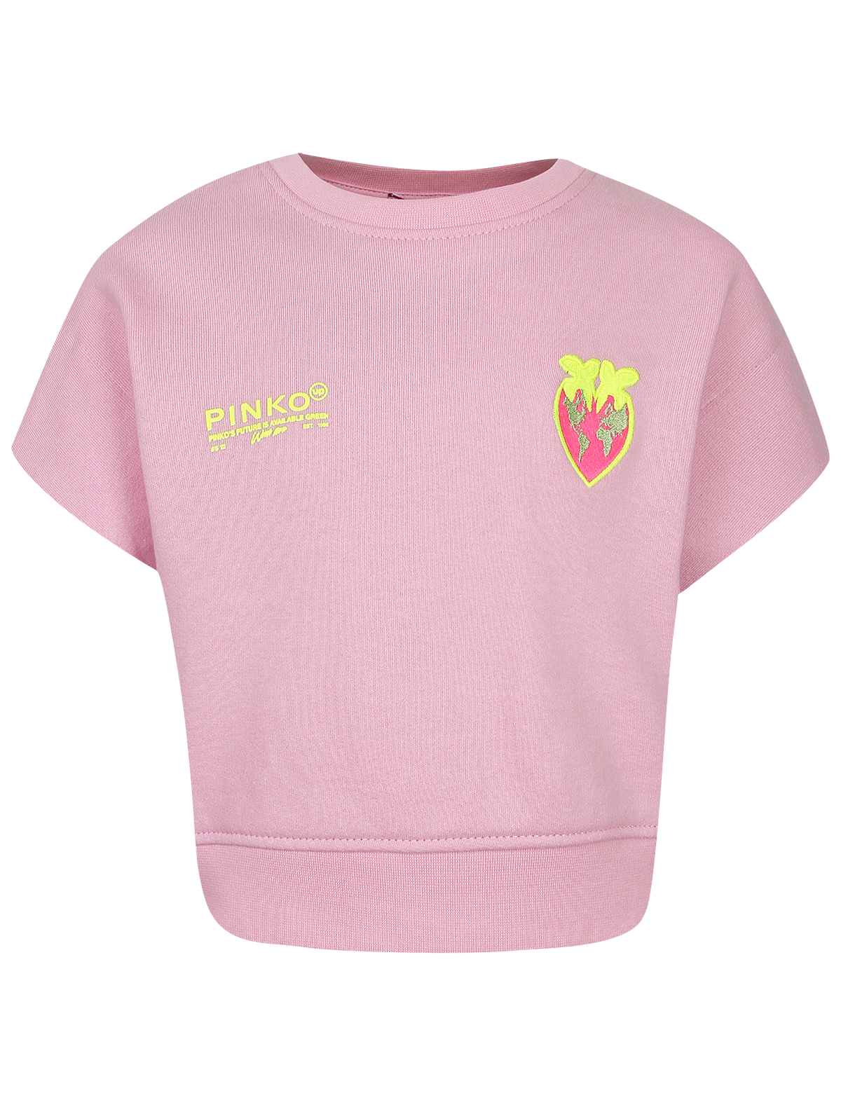 спортивные свитшот pinko для девочки, розовый