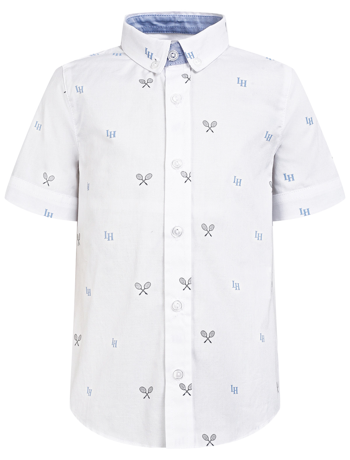 рубашка lapin house для мальчика, белая