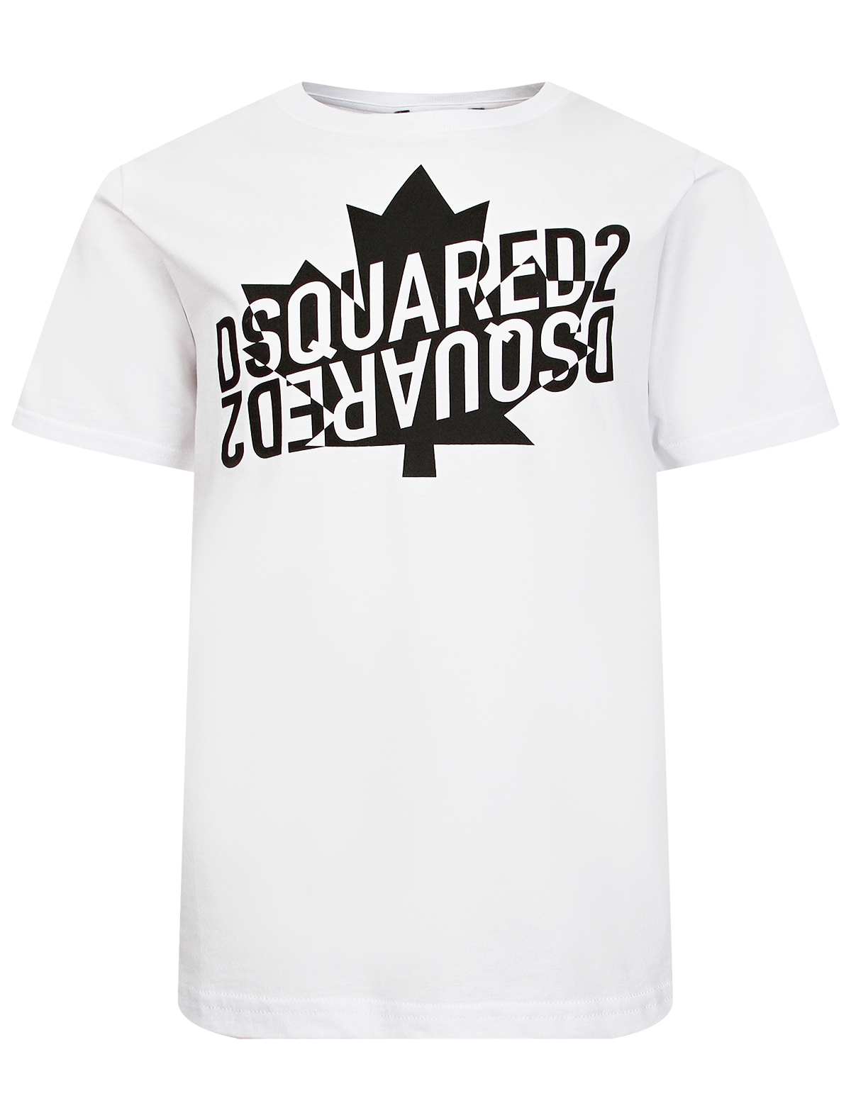 футболка dsquared2 для мальчика, белая