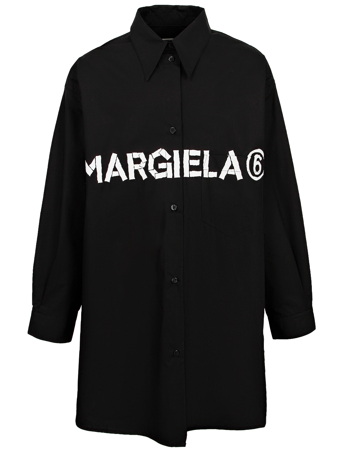 платье mm6 maison margiela для девочки, черное