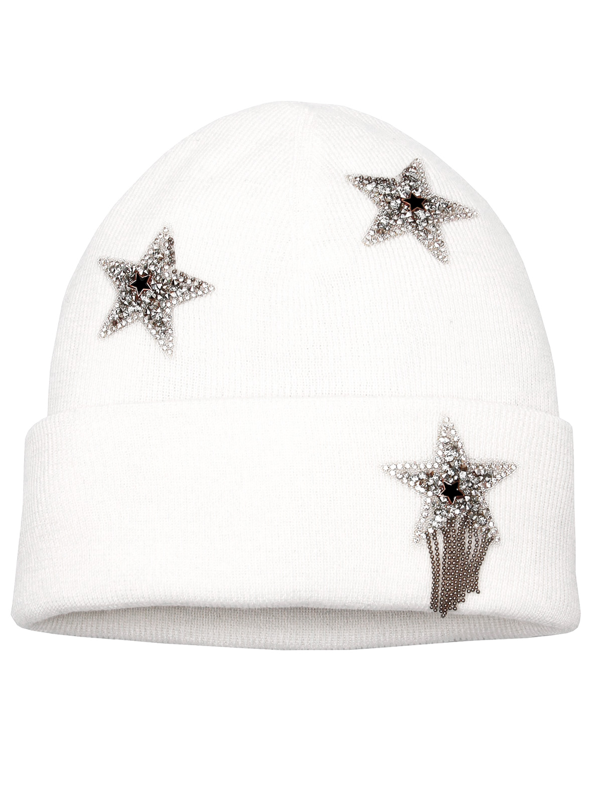 шерстяные шапка regina для девочки, белая