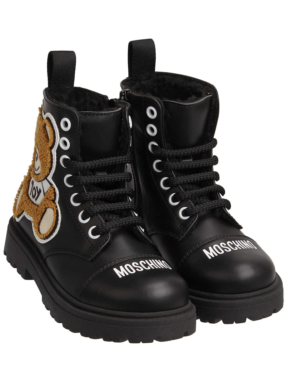 ботинки moschino, черные