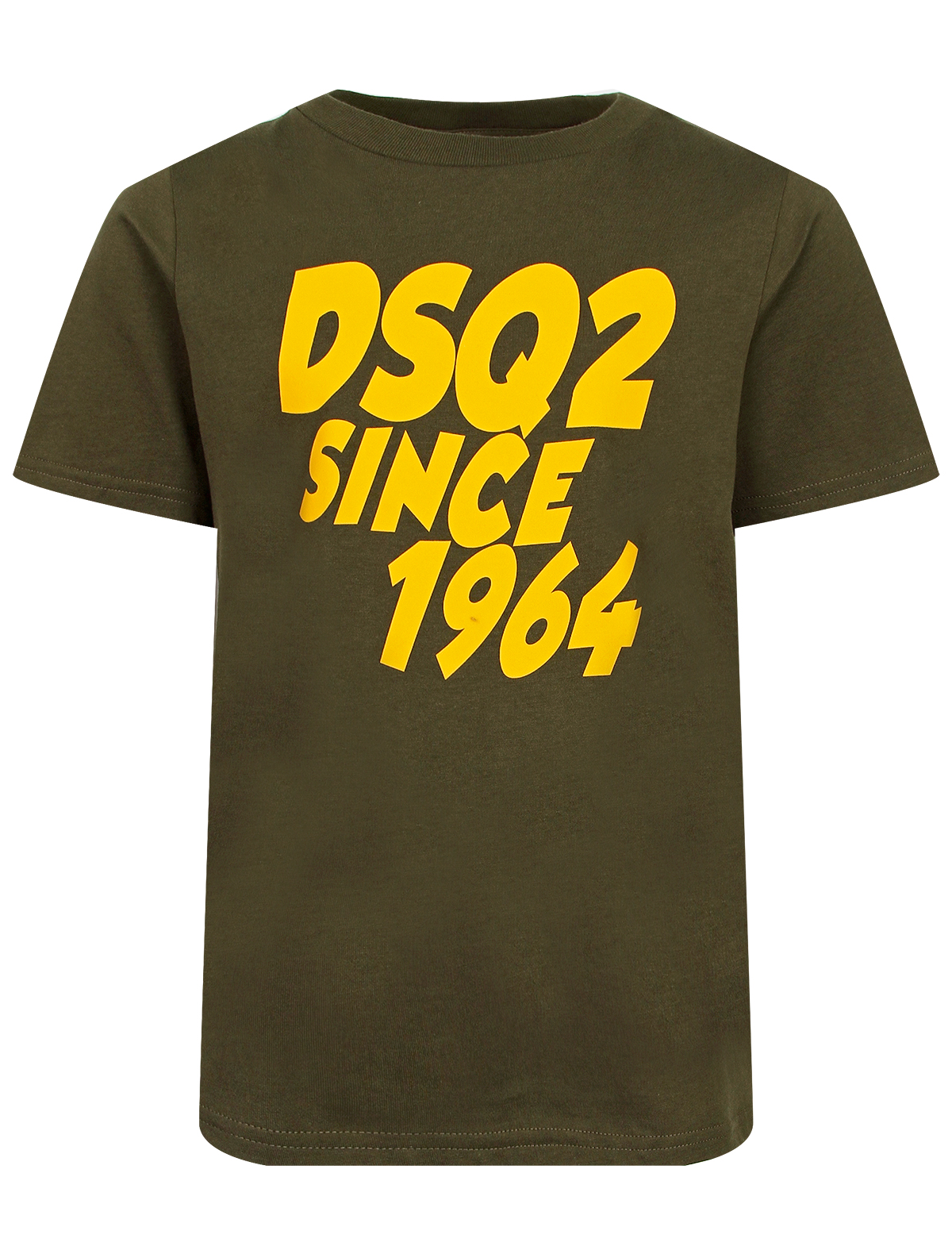 футболка dsquared2 для мальчика, зеленая