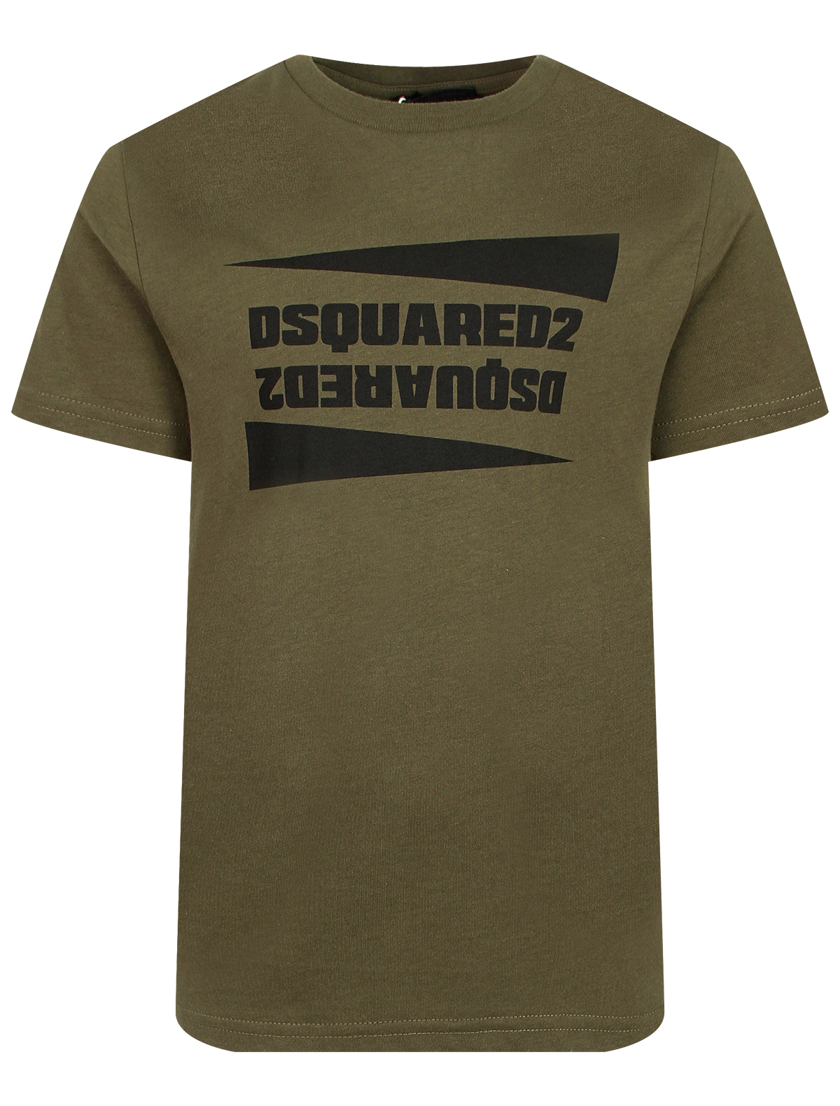 футболка dsquared2 для мальчика, зеленая