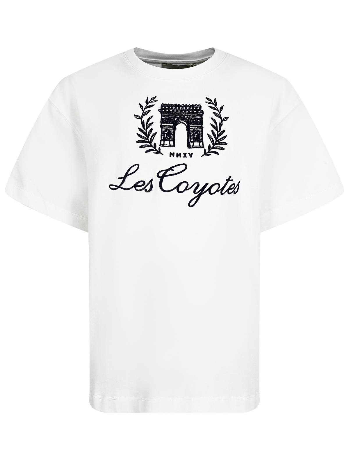 футболка les coyotes de paris для девочки, белая