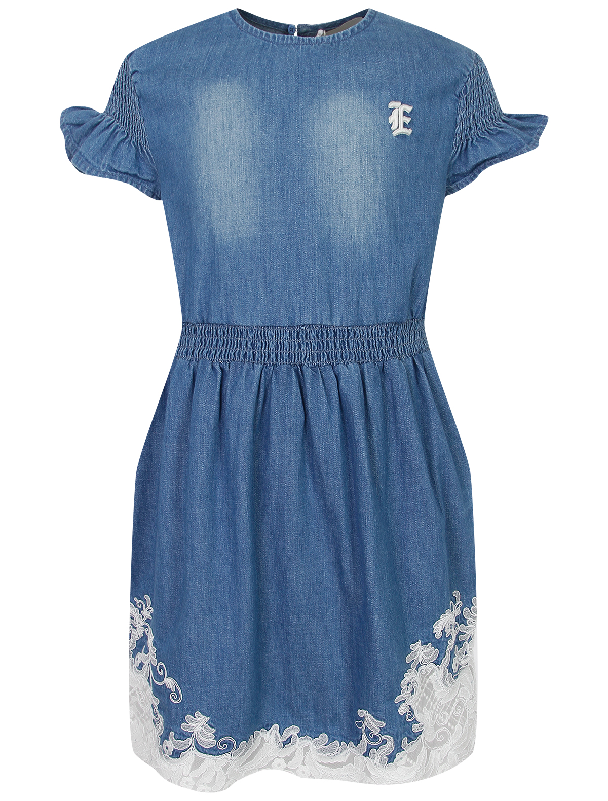 платье ermanno scervino для девочки, синее