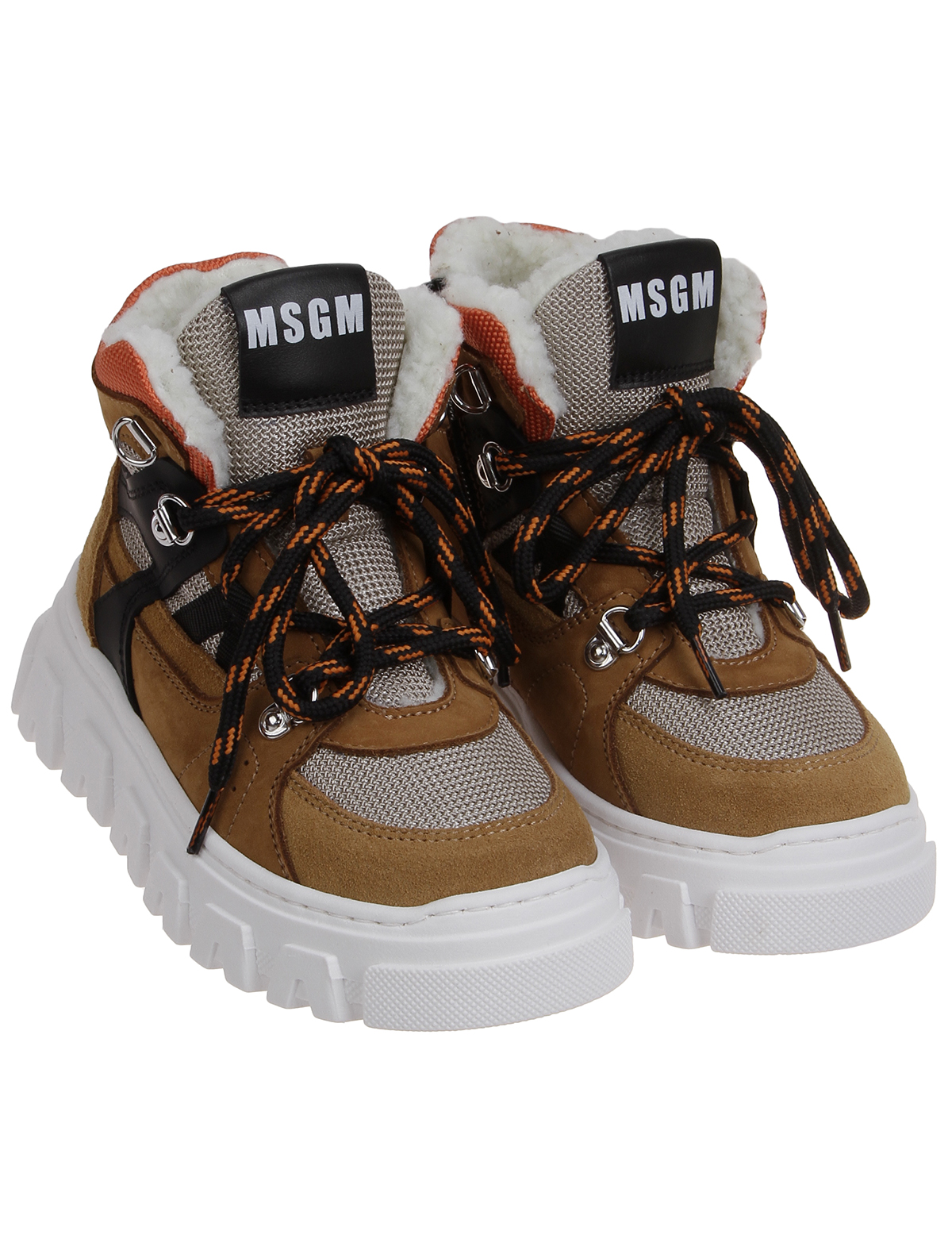 ботинки msgm, коричневые