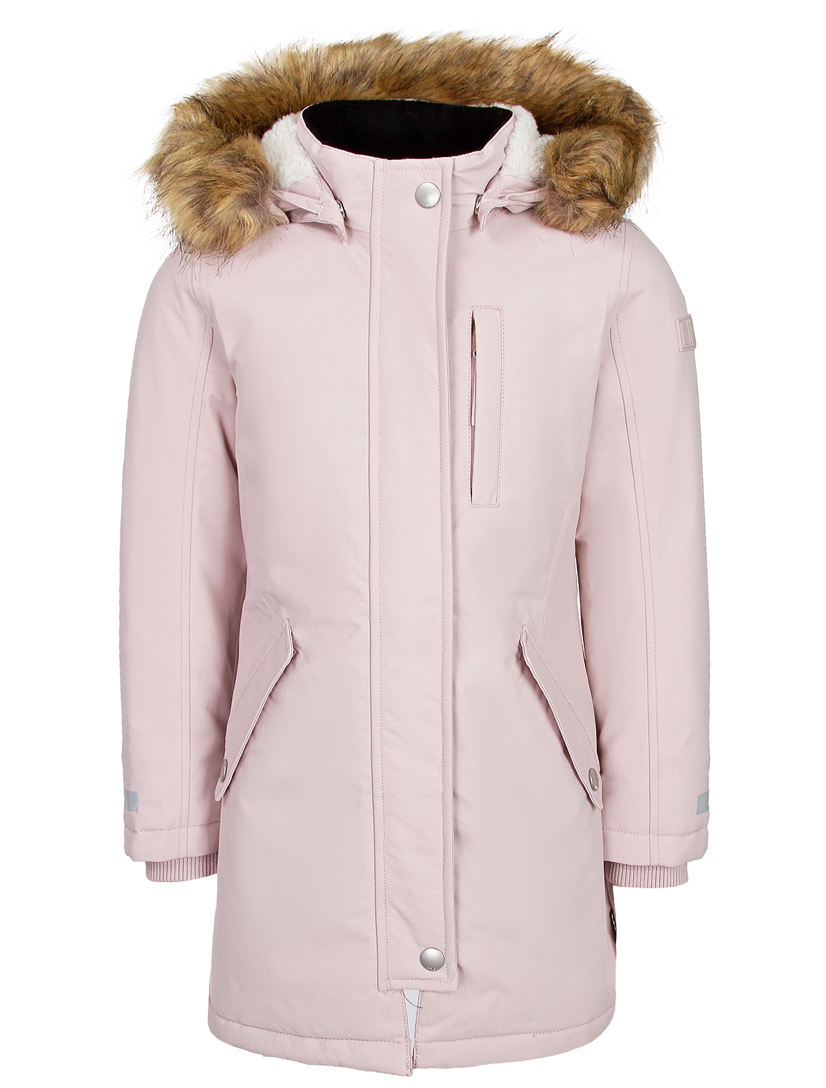 куртка molo для девочки, розовая