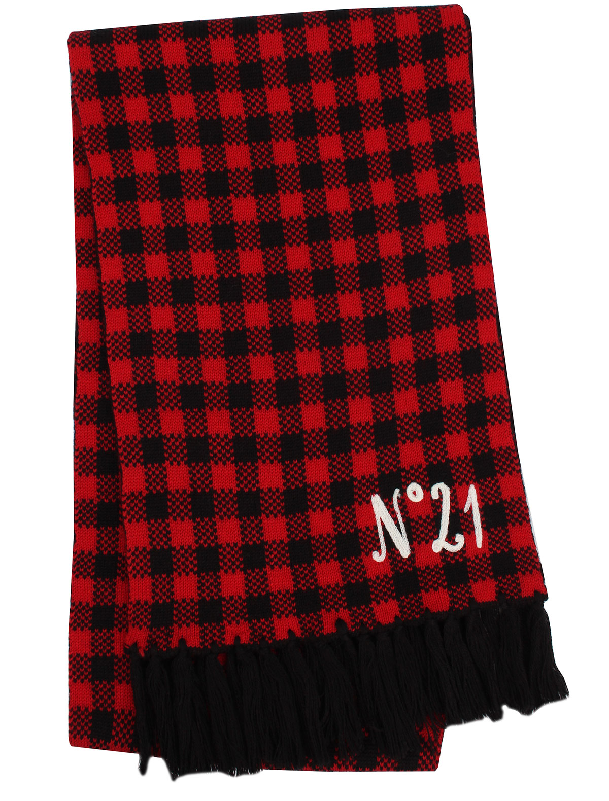 шерстяные шарф n21 для девочки, красный