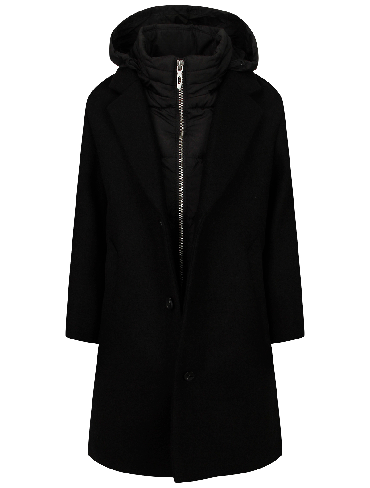 шерстяное пальто antony morato для мальчика, черное