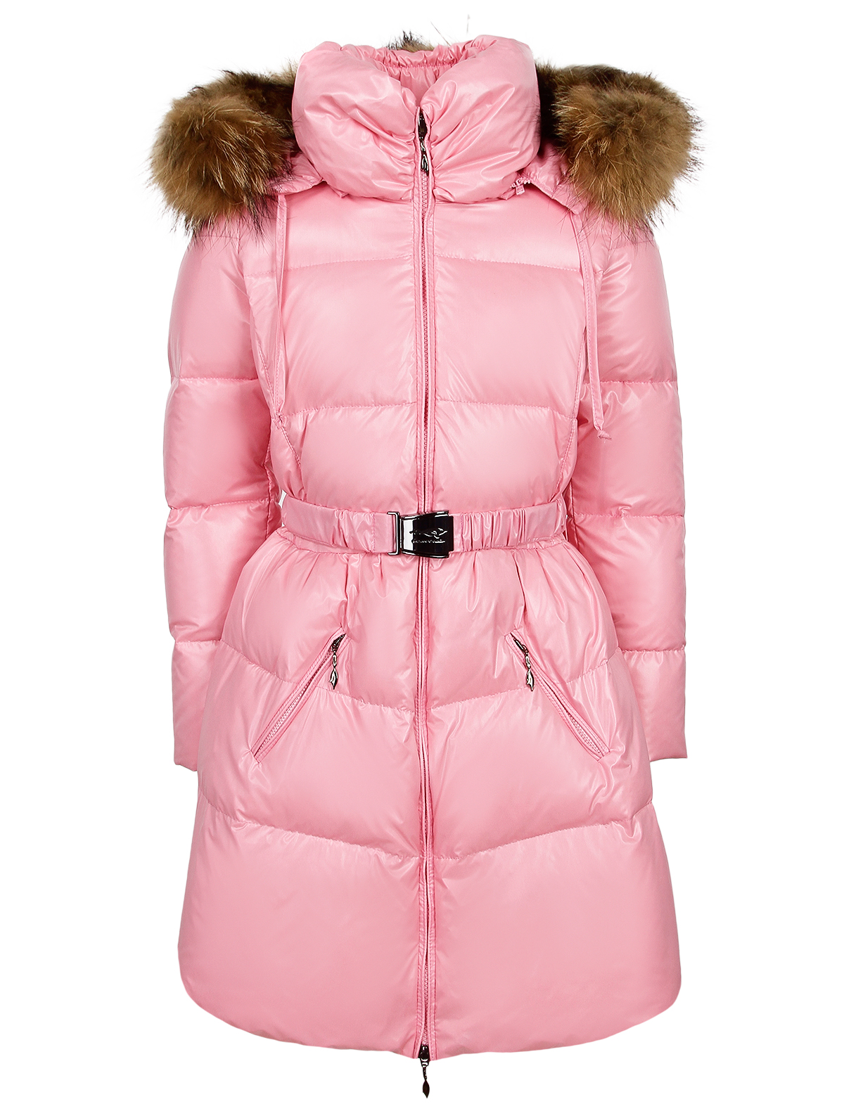 пальто manudieci для девочки, розовое