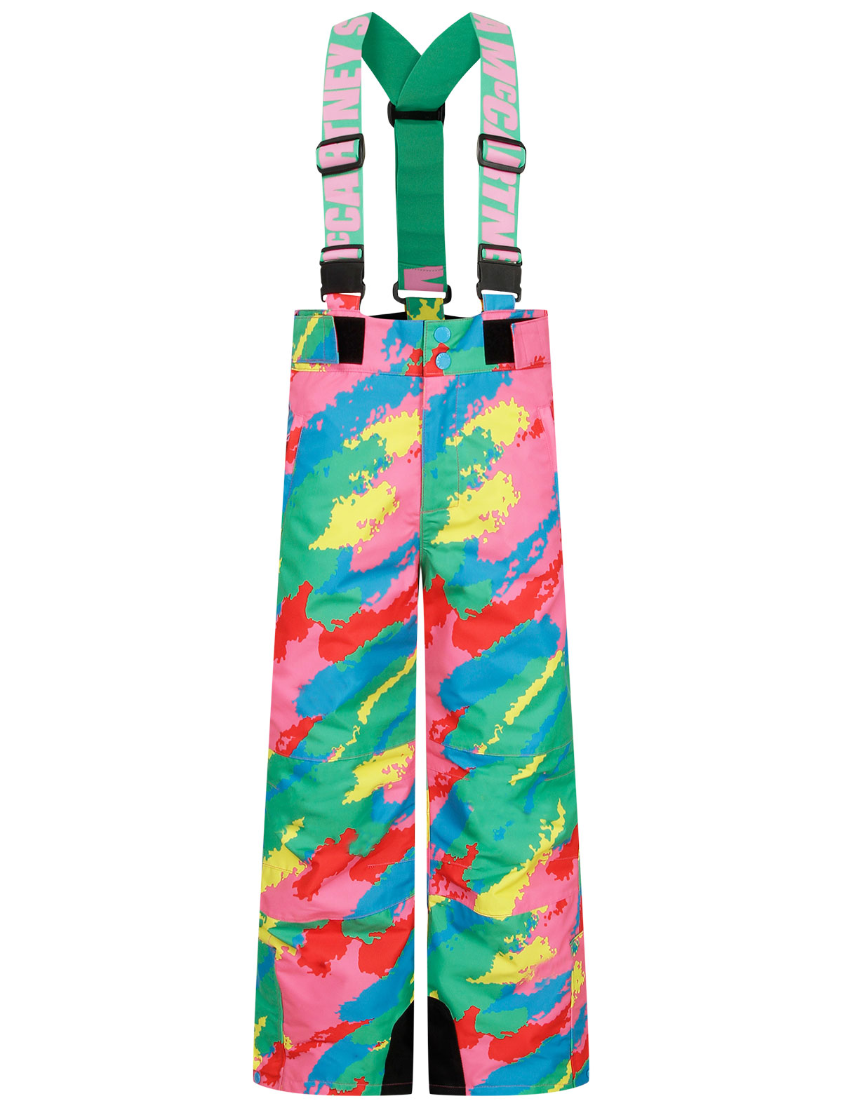 утепленные брюки stella mccartney для девочки, разноцветные