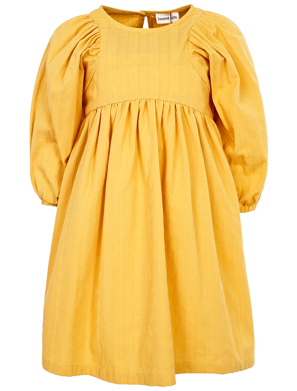 платье loom для девочки, желтое