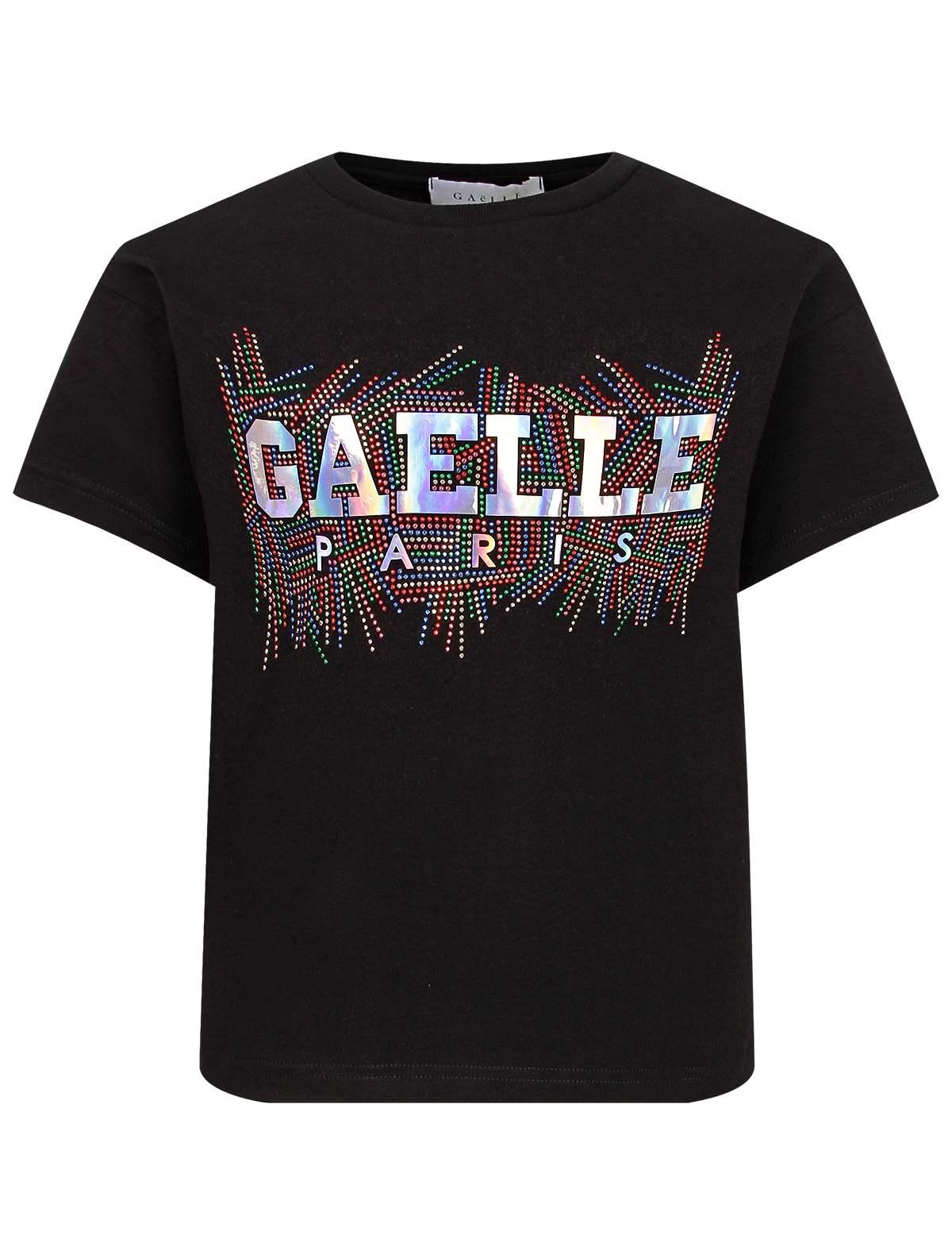 футболка gaelle для девочки, черная