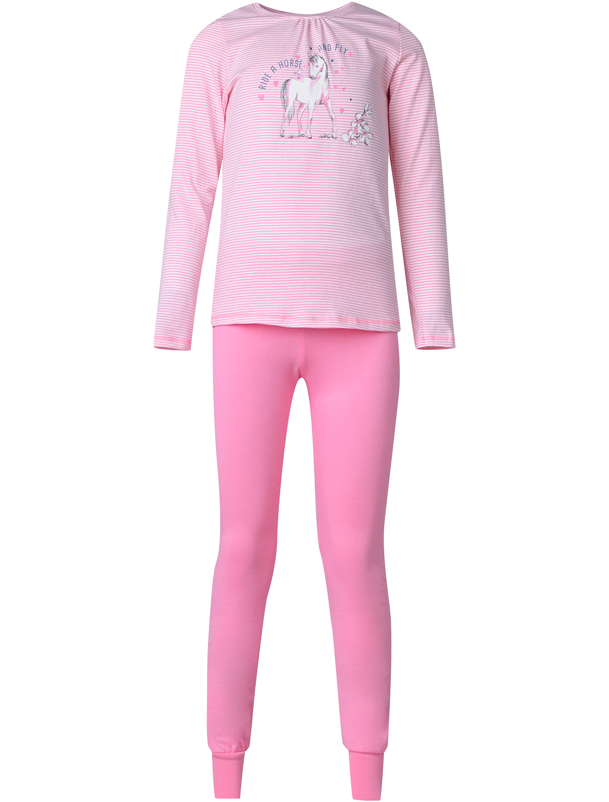 пижама sanetta для девочки, розовая