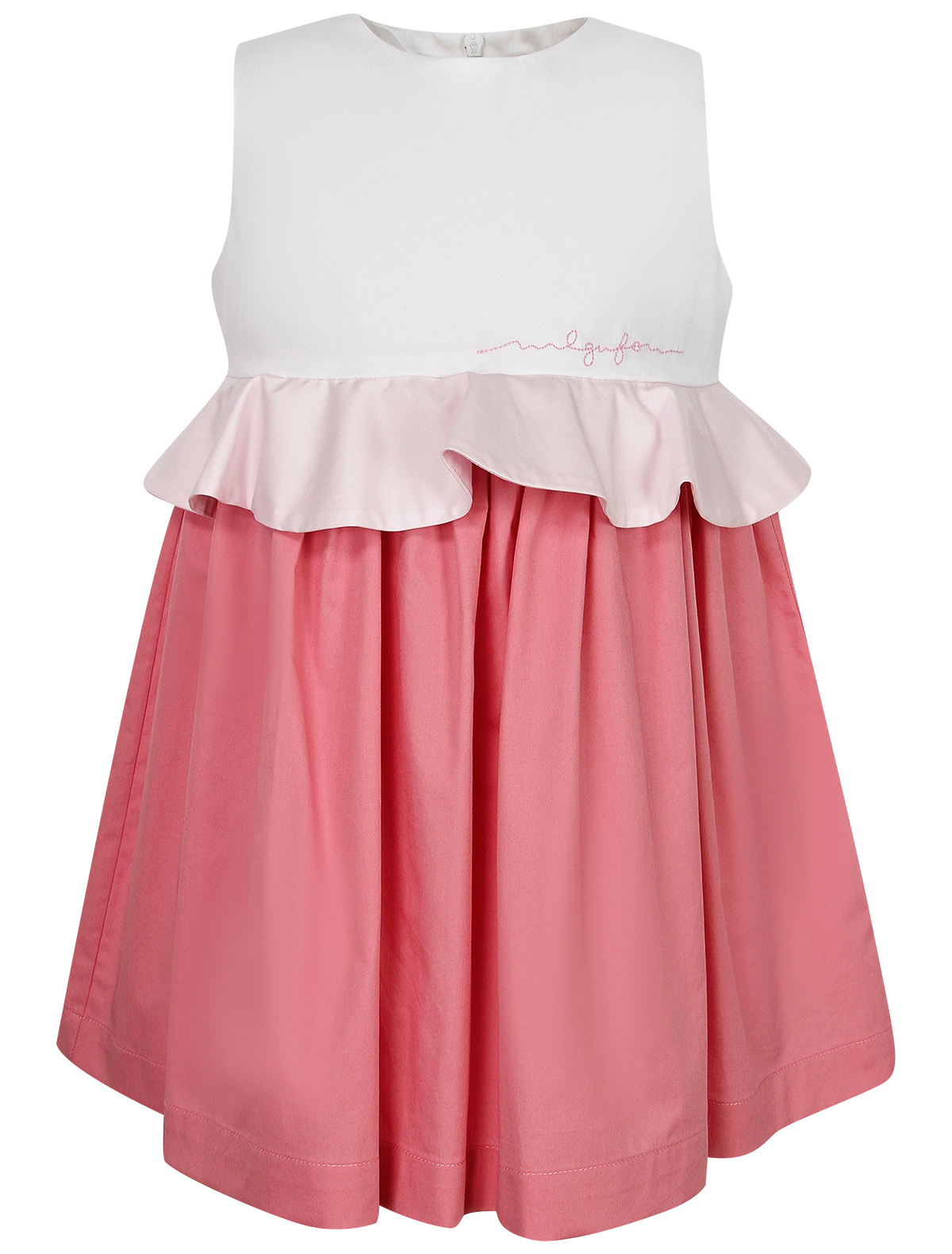 платье il gufo для девочки, розовое
