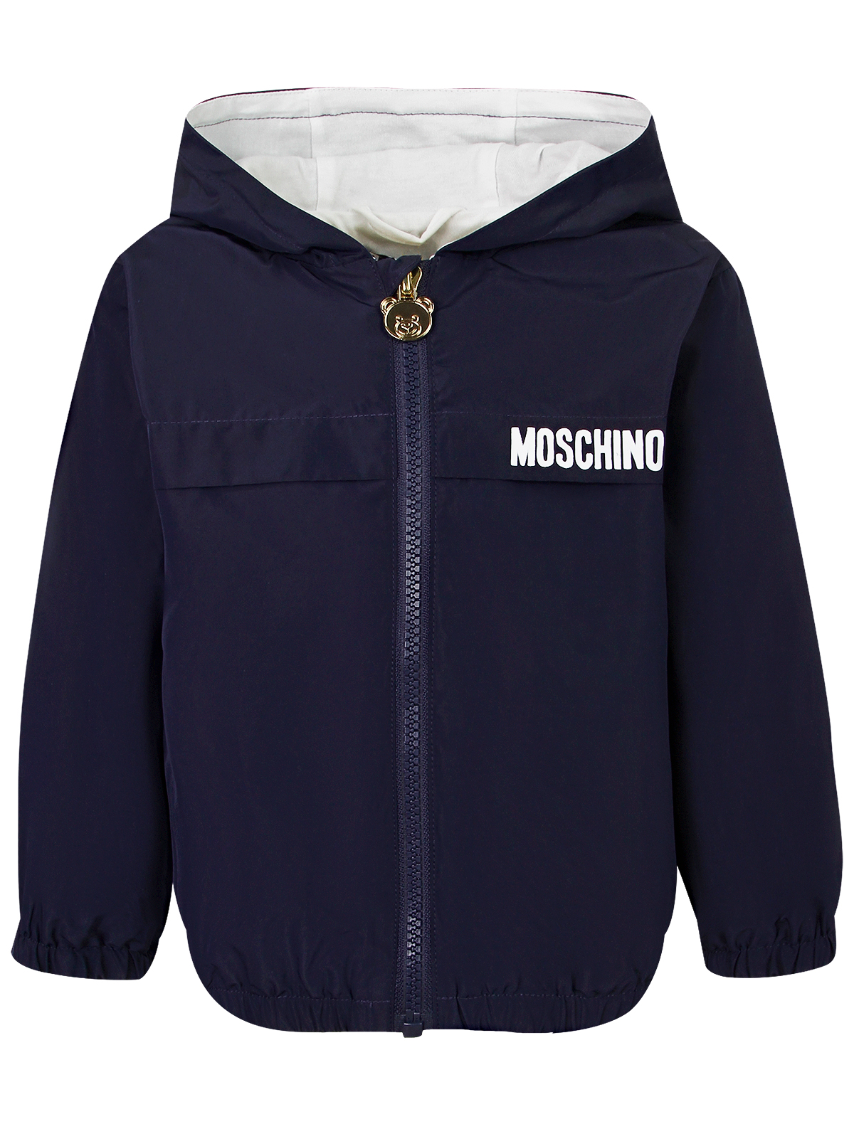 куртка moschino для мальчика, синяя