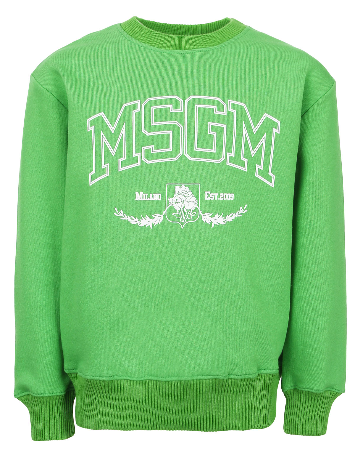 спортивные свитшот msgm для мальчика, зеленый