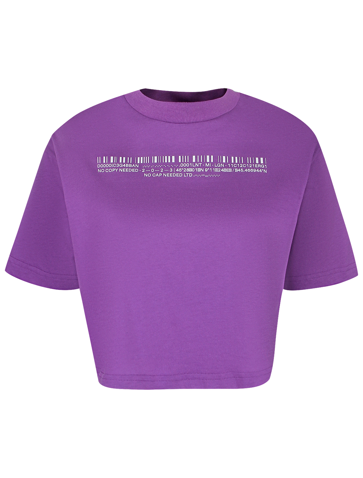 футболка dolce & gabbana для девочки, фиолетовая