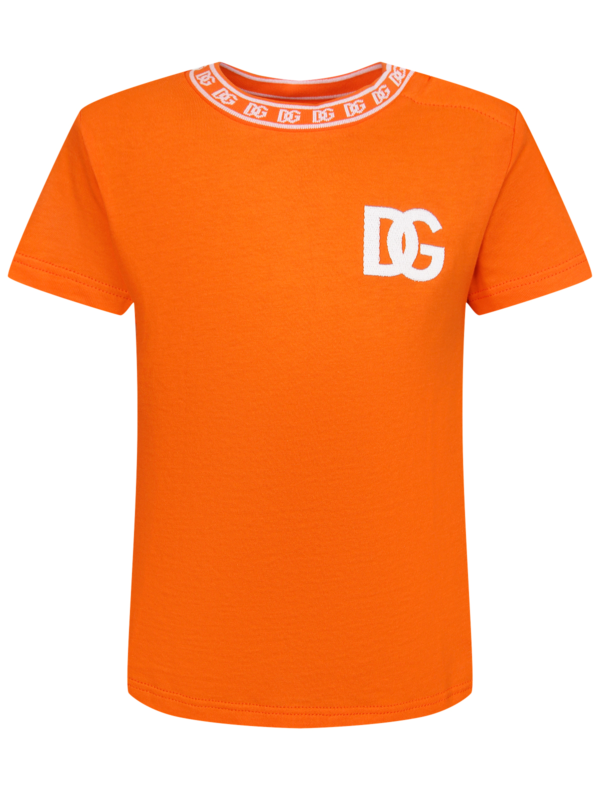 футболка dolce & gabbana малыши, оранжевая