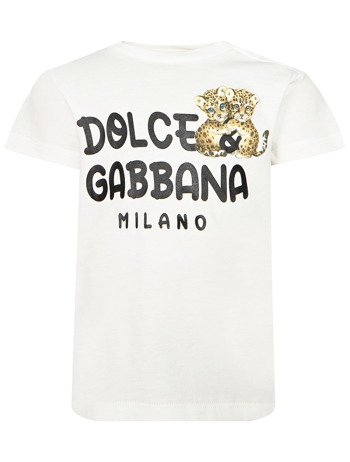 футболка dolce & gabbana для мальчика, белая