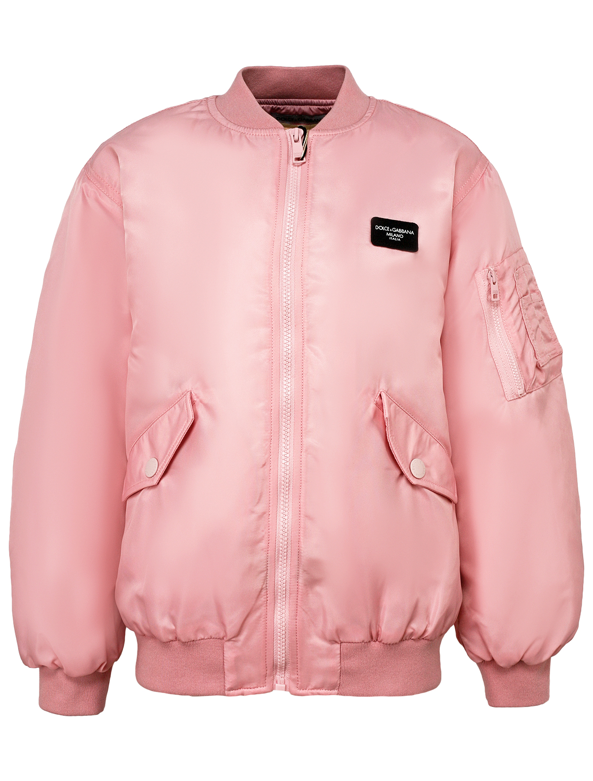 куртка dolce & gabbana для девочки, розовая