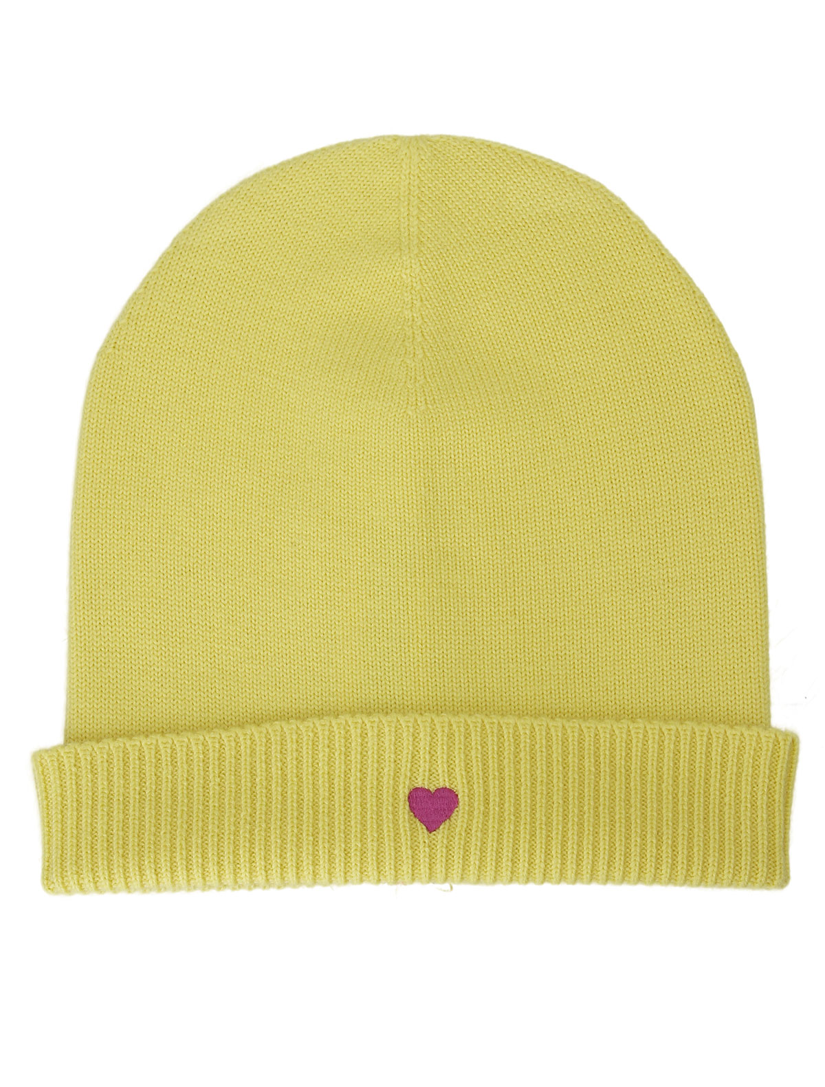 шерстяные шапка max&co для девочки, желтая
