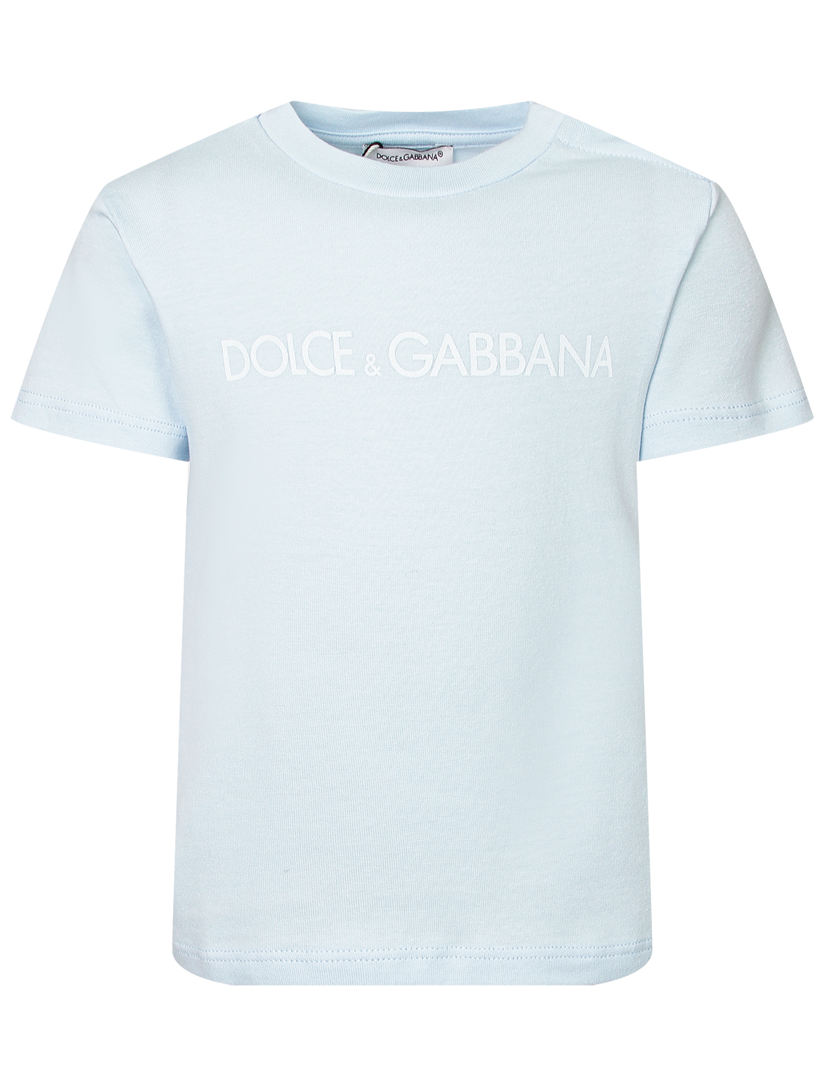 футболка dolce & gabbana малыши, голубая