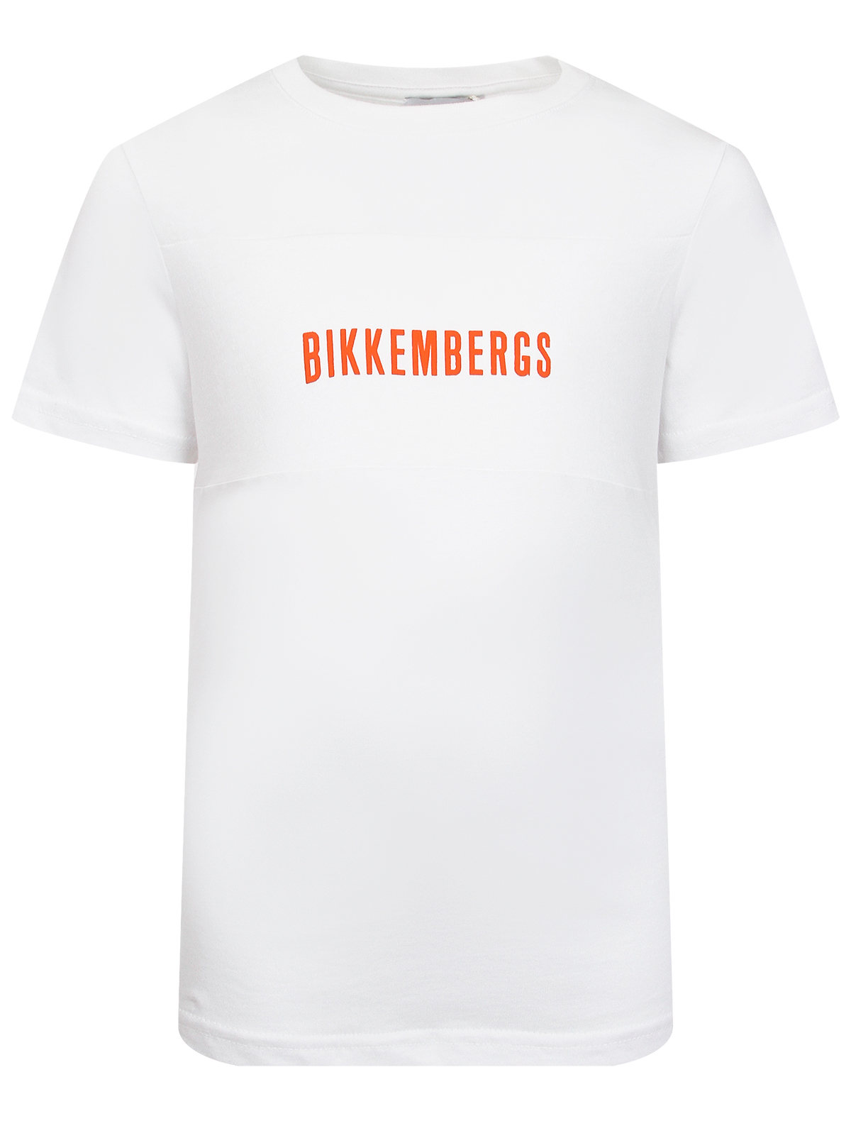 футболка bikkembergs для мальчика, белая