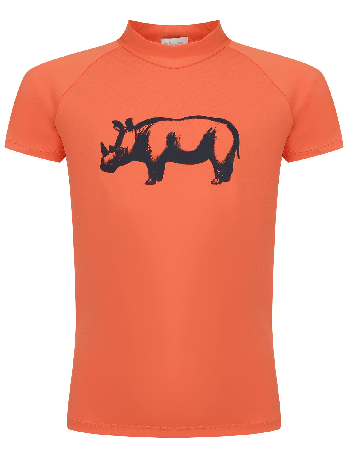 футболка sanetta для мальчика, оранжевая