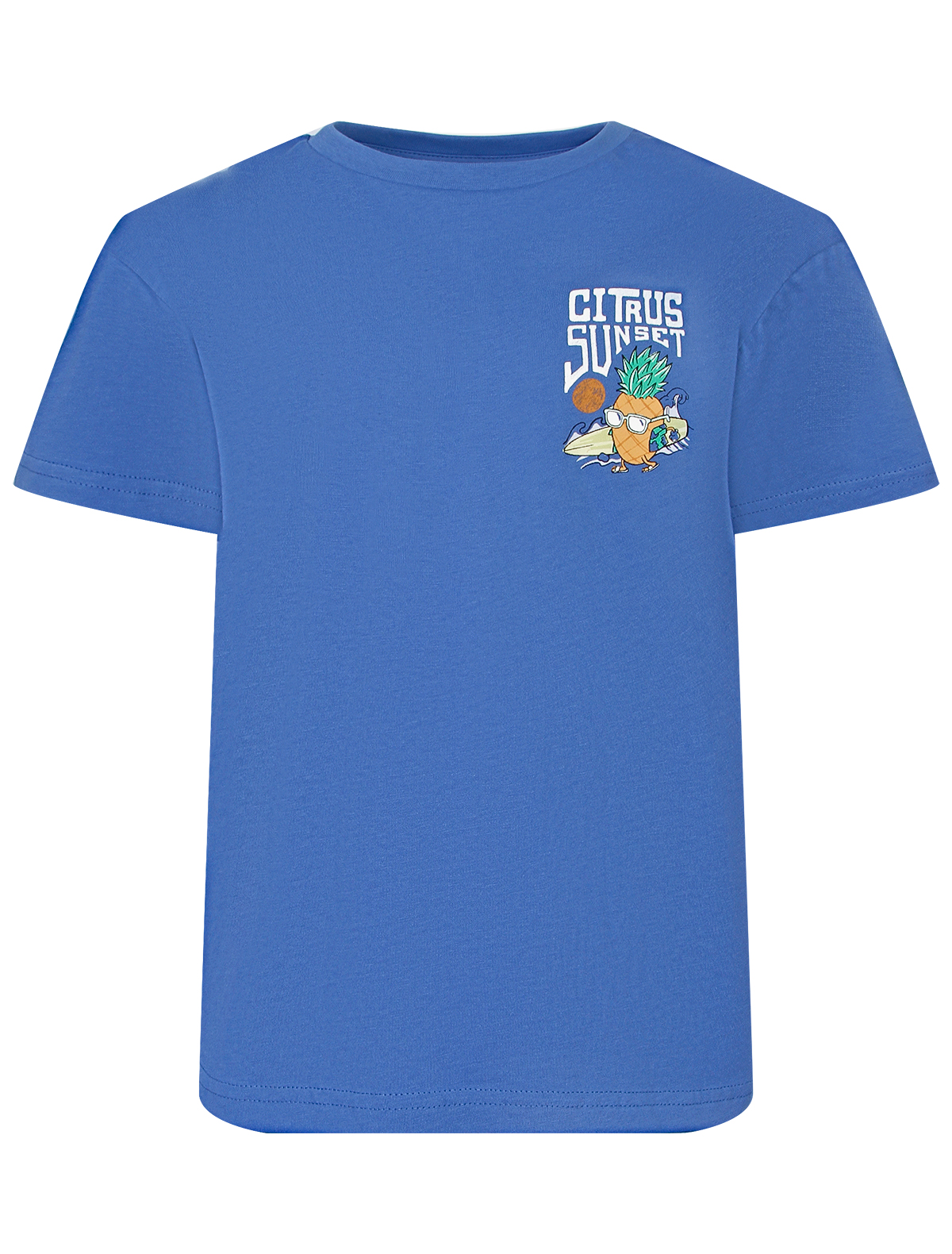 футболка mayoral для мальчика, голубая