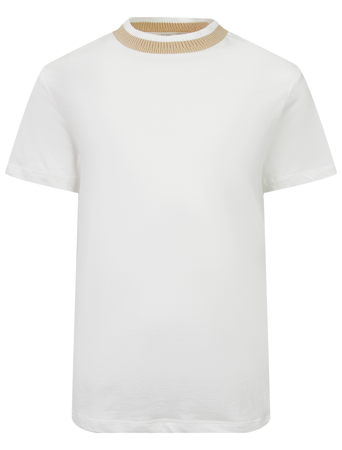 футболка eleventy для мальчика, белая