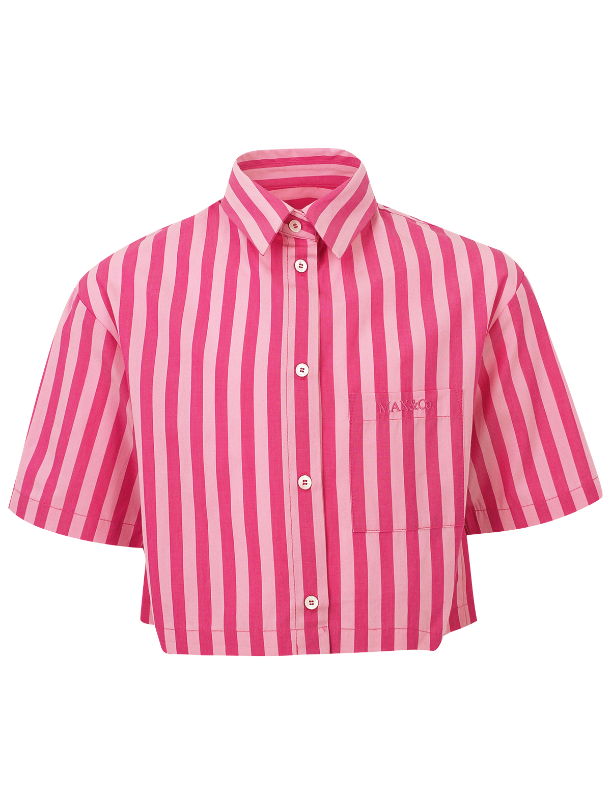 блузка max&co для девочки, розовая