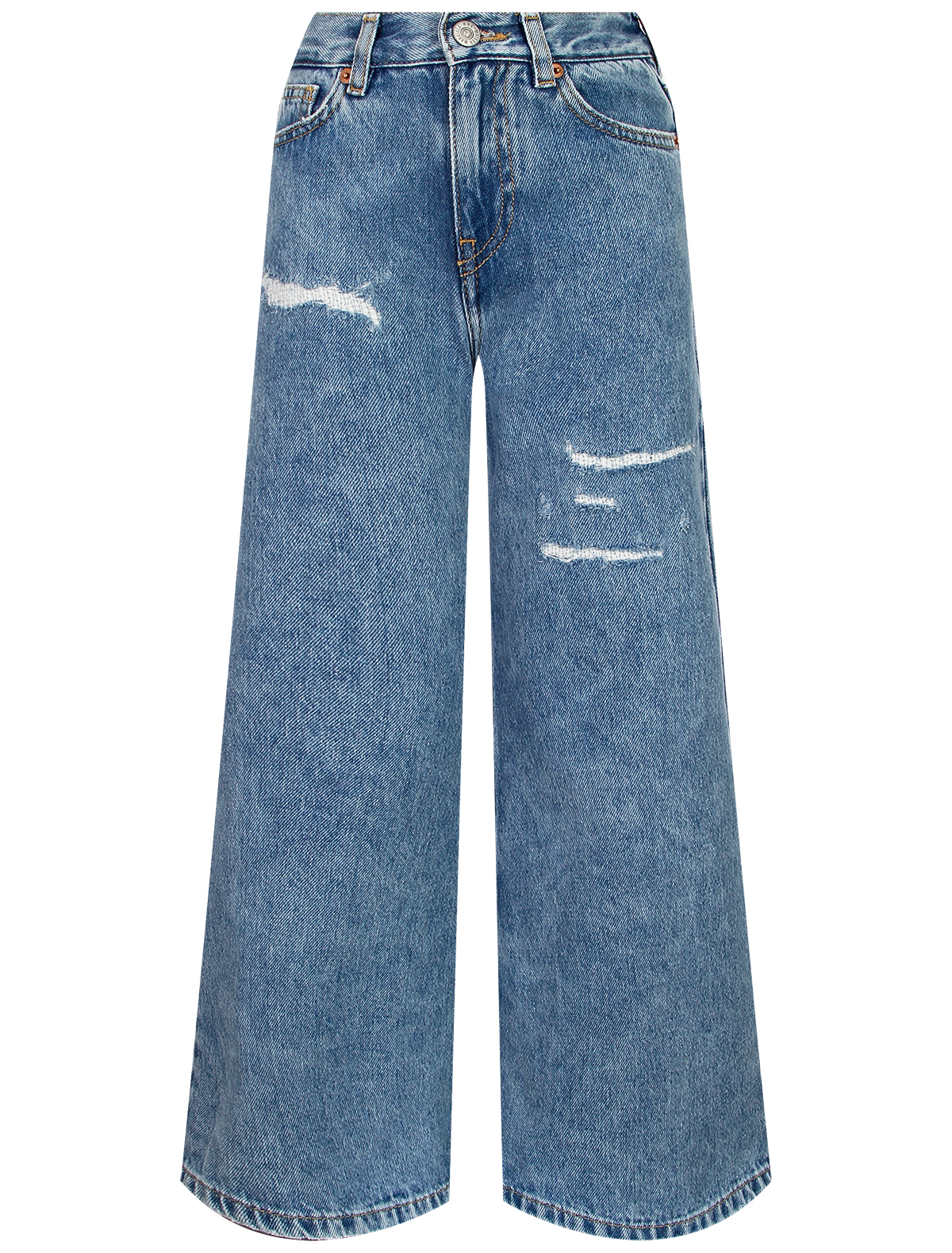джинсы mm6 maison margiela для девочки, голубые