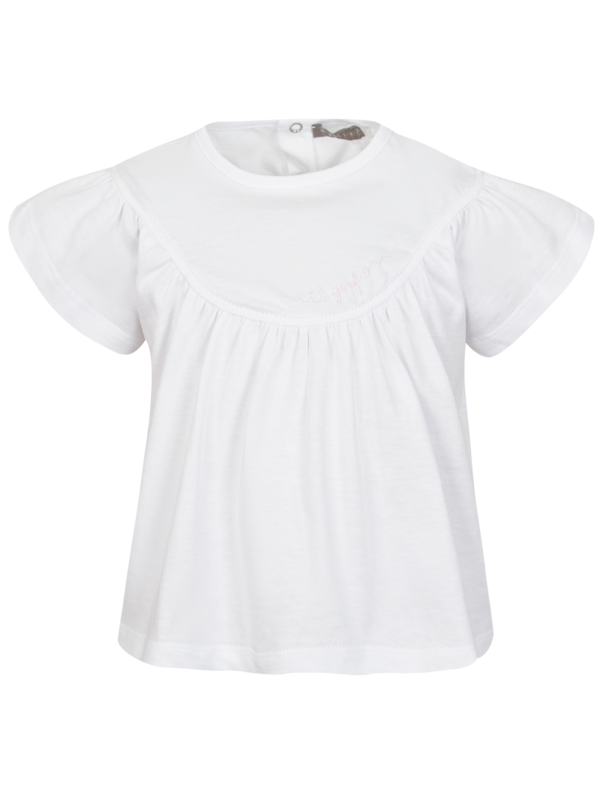 футболка il gufo для девочки, белая