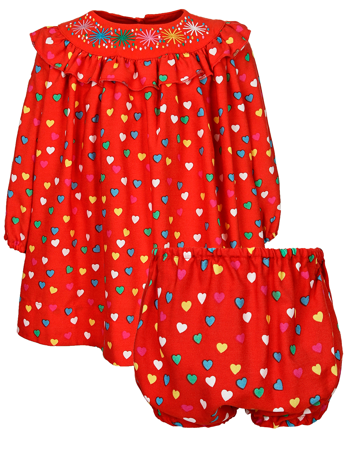 платье stella mccartney для девочки, красное